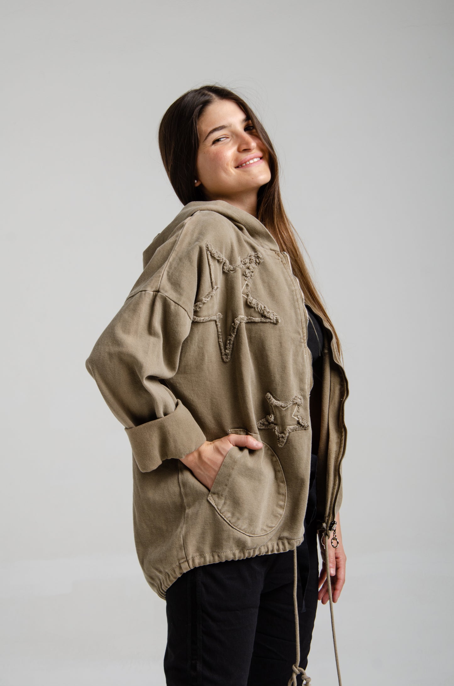 CHAQUETA STARS BROWN