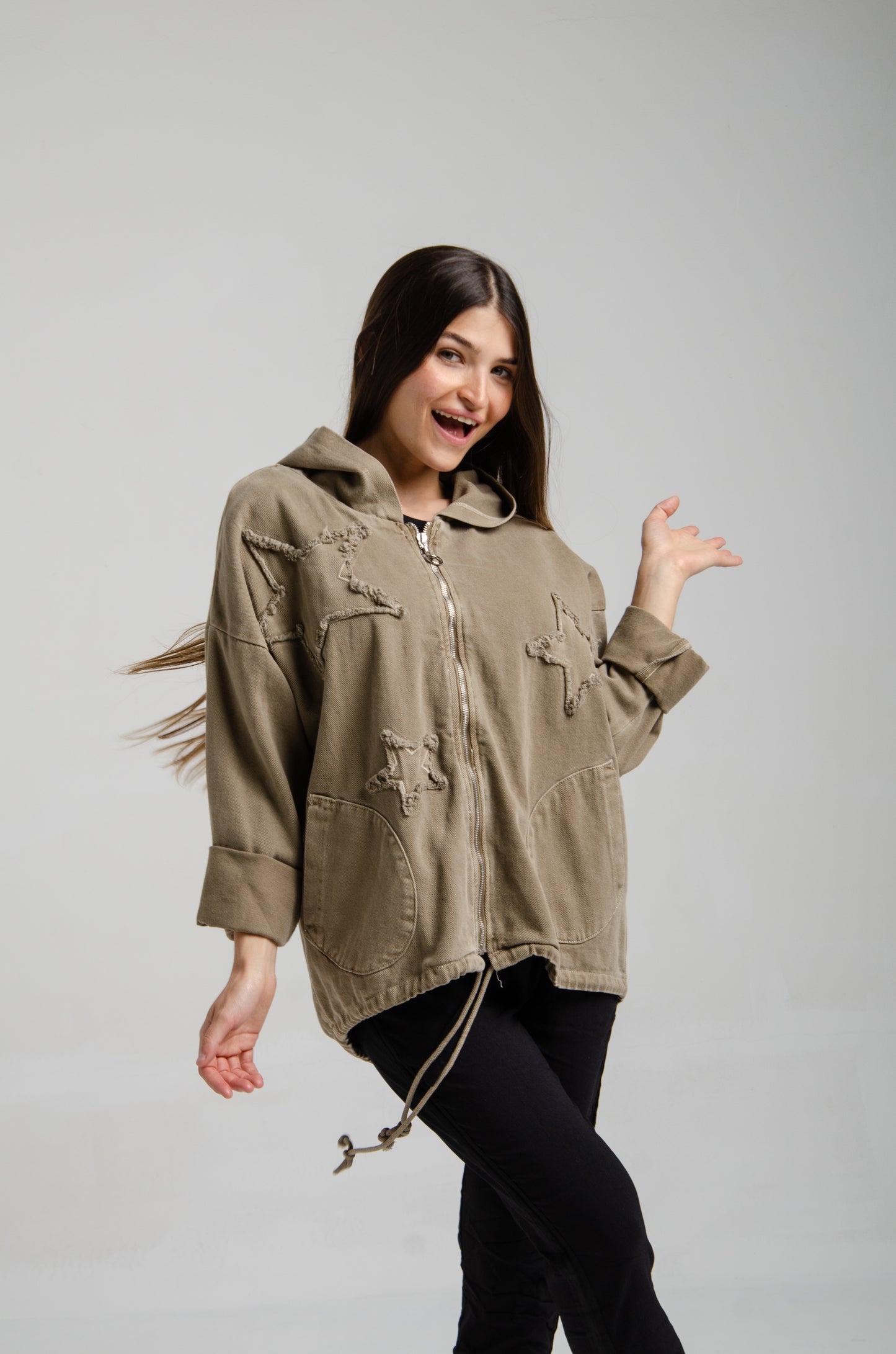 CHAQUETA STARS BROWN